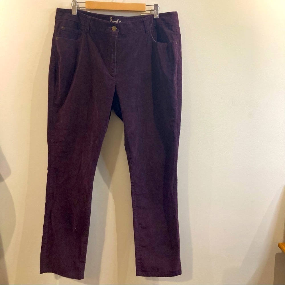 BODEN Sz 14R Corduroy High  Rise Tapered Leg Pants
